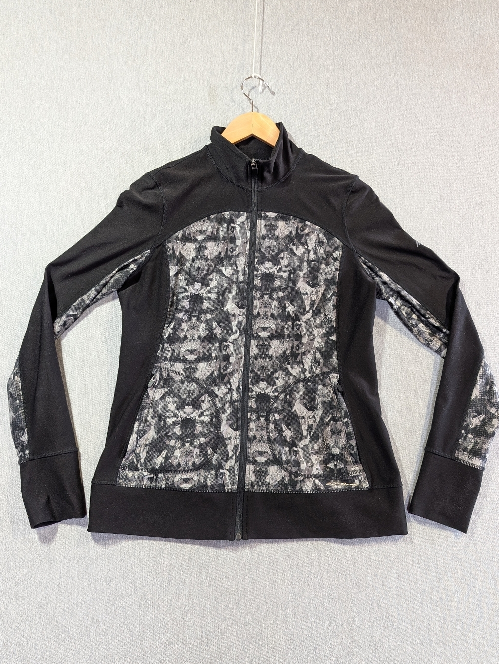 Eddie Bauer Motion Jacket Women's Medium Black Gray